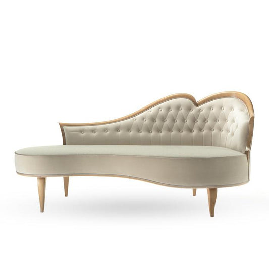 Chaiselongue Rona mit eleganter Kapitoné-Verarbeitung