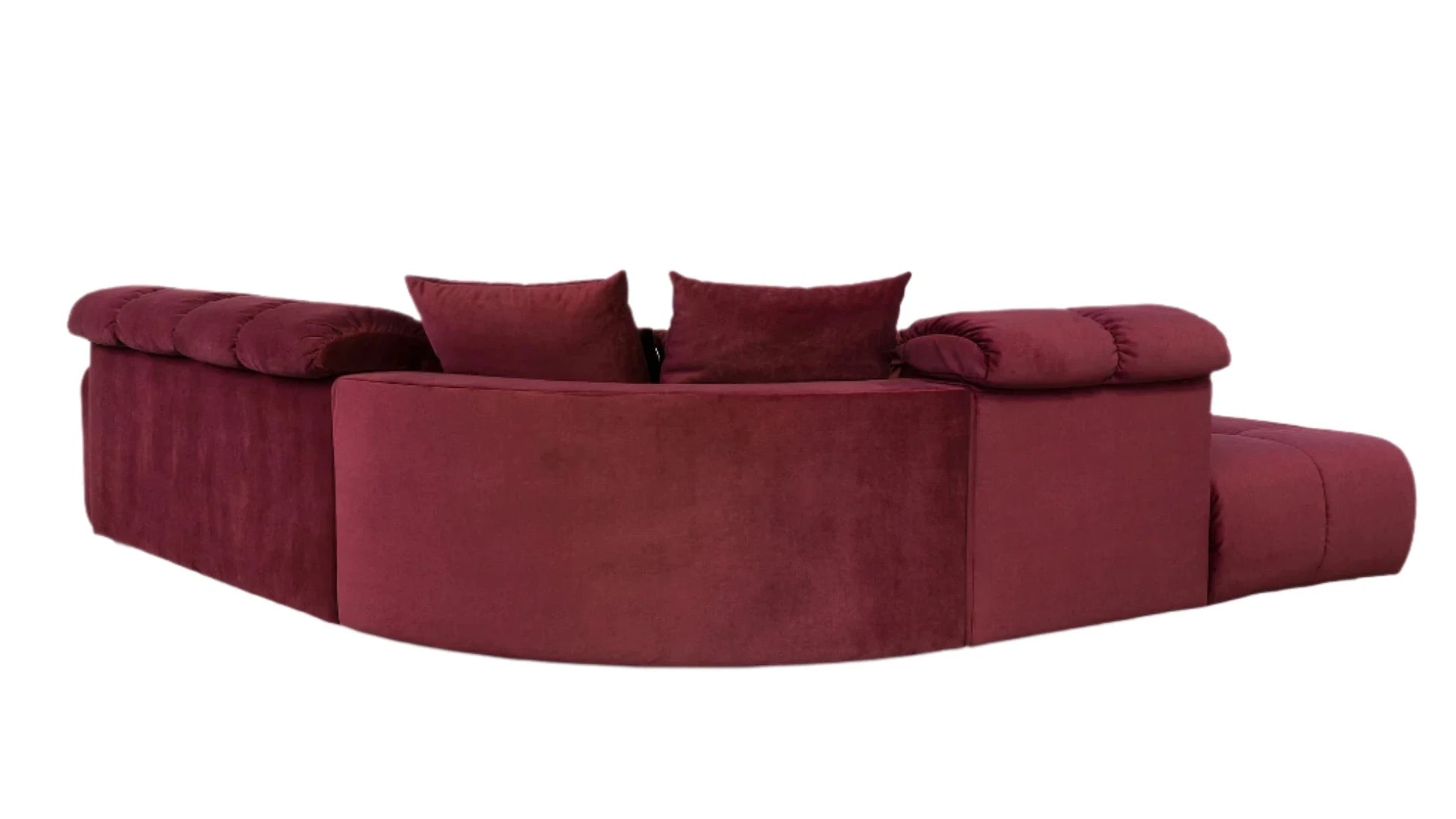 Eck-Schlafsofa mit 6 Sitzplätzen und Chaiselongue, individuell gestaltbarer Stoff