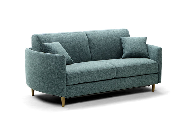 Das Schlafsofa Paul kombiniert modernes Design mit hoher Funktionalität. 