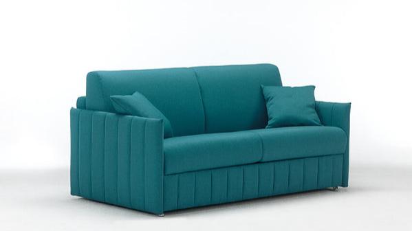 Das Schlafsofa Sam kombiniert modernes Design mit Funktionalität. 