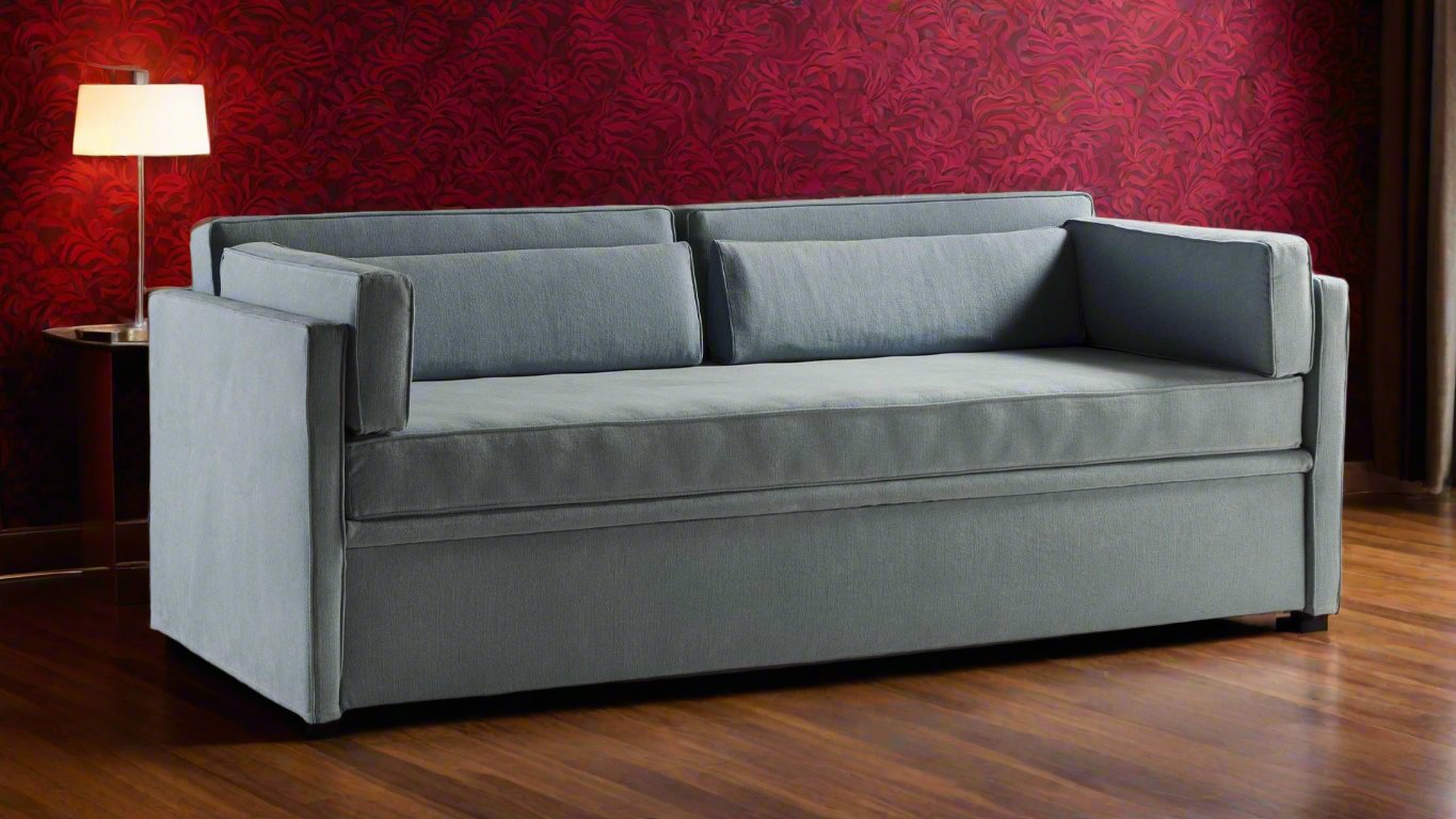 Das Schlafsofa Sirus kombiniert modernes Design mit funktionaler Vielseitigkeit.