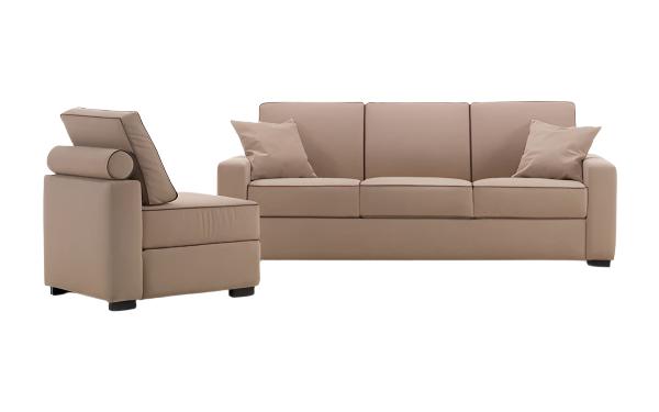 Eckschlafsofa. Das Eddy Schlafsofa bietet das Nonplusultra an Vielseitigkeit und elegantem Design