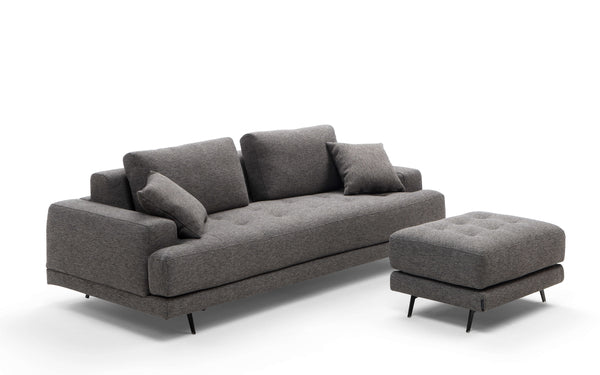 luxuriöse 4-Sitzer Schlafsofa vereint großzügige Dimensionen mit raffiniertem Design